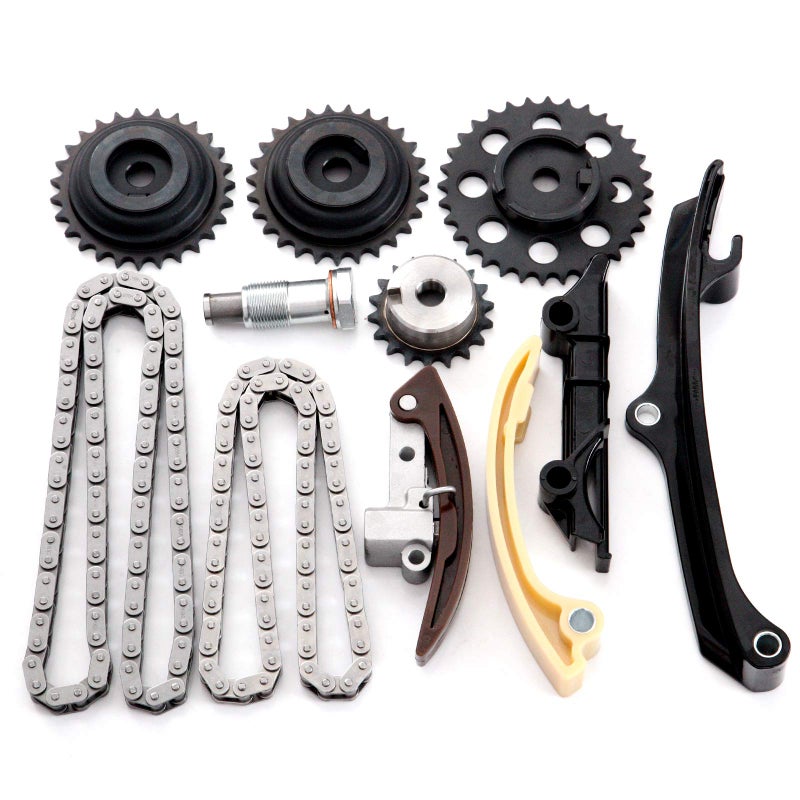 OCPTY Timing Chain Kit fit 1999-2000 for Volkswagen EuroVan 2.8L1999-2002 for Volkswagen Golf 2.8L 1999-2002 for Volkswagen Jetta 2.8L 1999-2000 for VW EuroVan 2.8L 1999-2002 for VW Golf Jetta 2.8L - Image 1